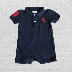 Ralph Lauren Pique Romper Onsie